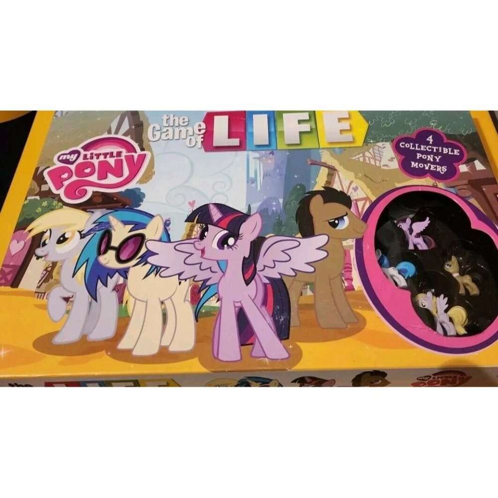 USAOPOLY GAME OF LIFE MY LITTLE PONY Opened Box - Picture 12 of 13